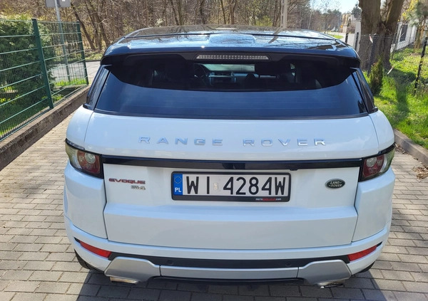 Land Rover Range Rover Evoque cena 75000 przebieg: 202042, rok produkcji 2014 z Warszawa małe 562